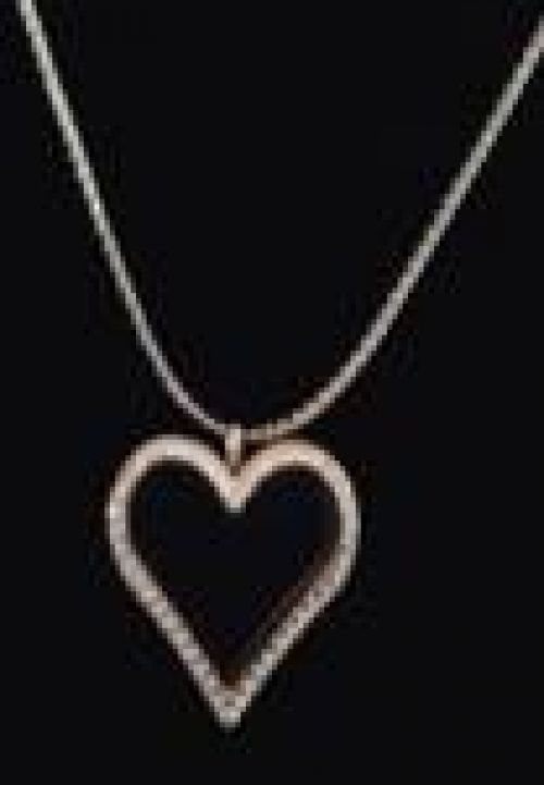 Gold Stainless Steel Heart Locket with 18