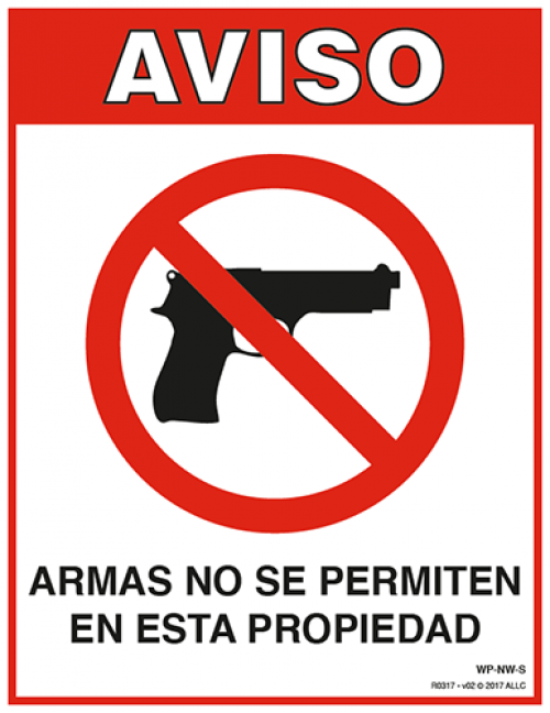 No Weapons Allowed Poster 129735