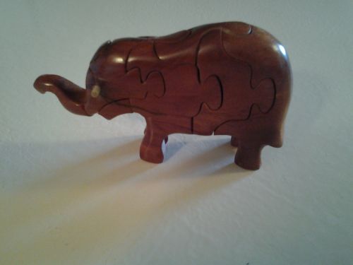 Wood Elephant Puzzle 111570