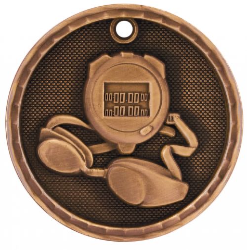 3D Swimming Medal 132476